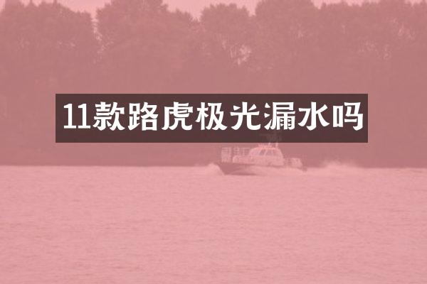 11款路虎极光漏水吗