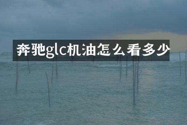 奔驰glc机油怎么看多少