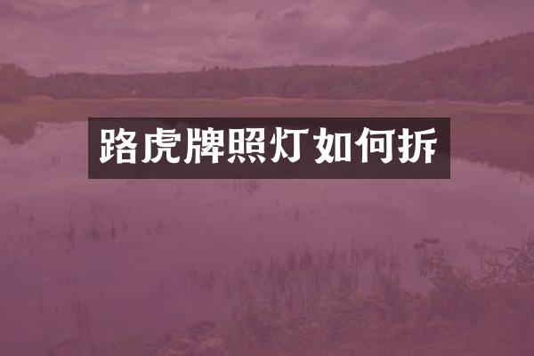 路虎牌照灯如何拆