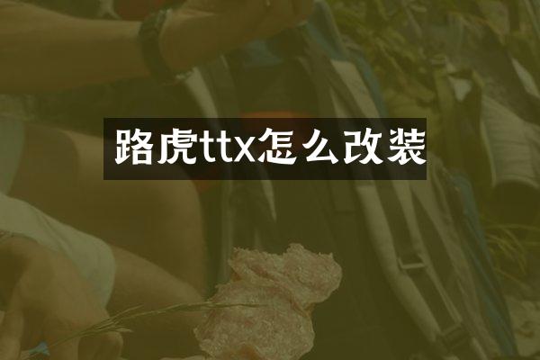 路虎ttx怎么改装