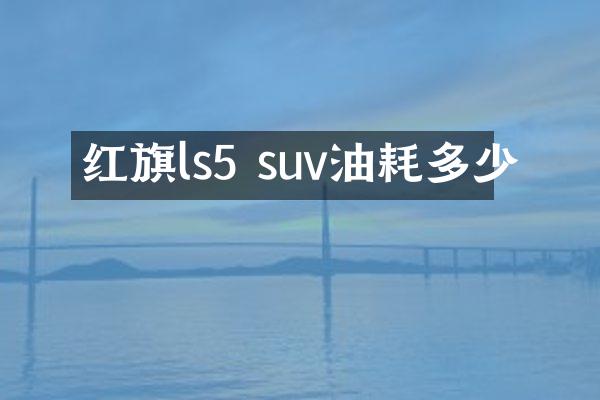 红旗ls5 suv油耗多少