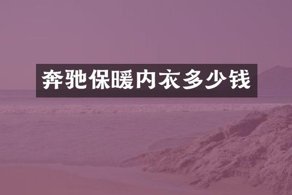 奔驰保暖内衣多少钱