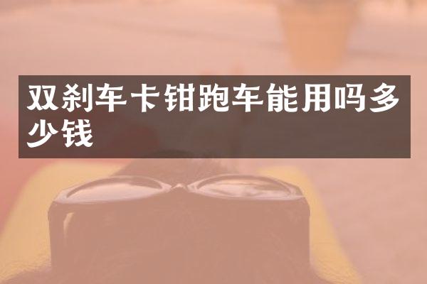 双刹车卡钳跑车能用吗多少钱