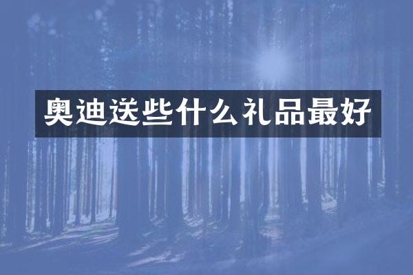 奥迪送些什么礼品最好