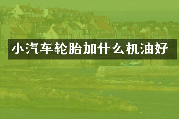 小汽车轮胎加什么机油好