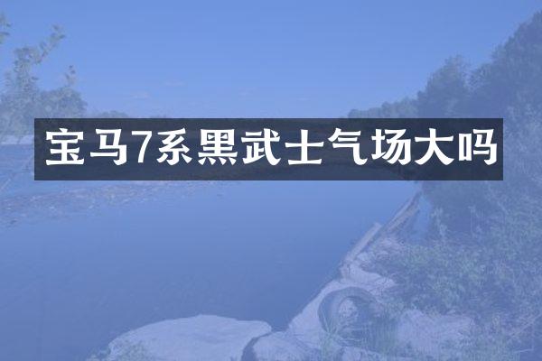 宝马7系黑武士气场大吗