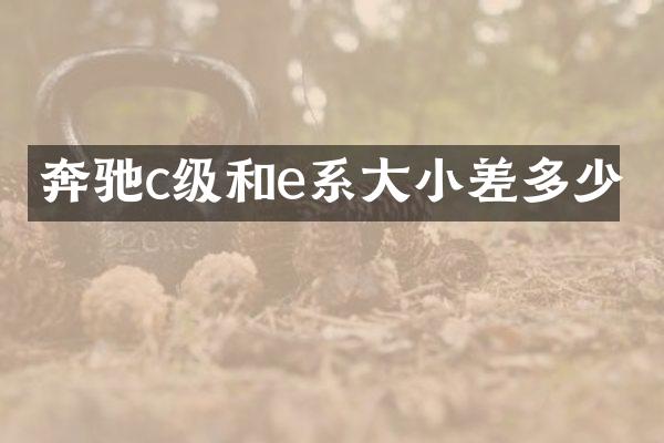 奔驰c级和e系大小差多少