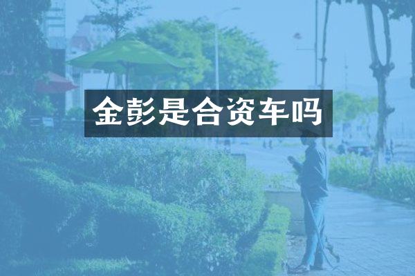 金彭是合资车吗