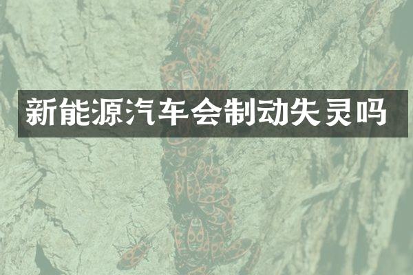 新能源汽车会制动失灵吗