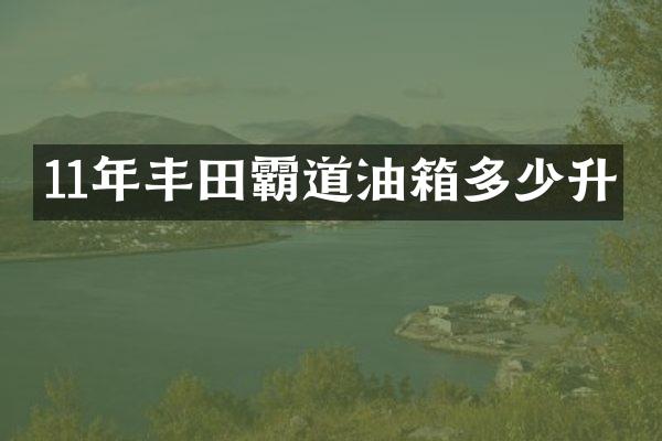 11年丰田霸道油箱多少升