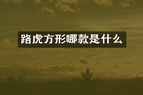 路虎方形哪款是什么