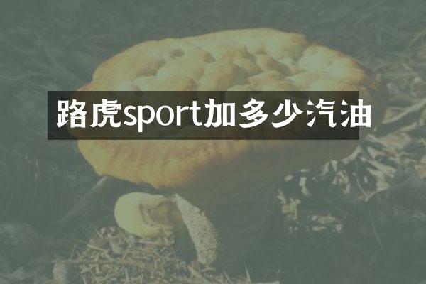 路虎sport加多少汽油