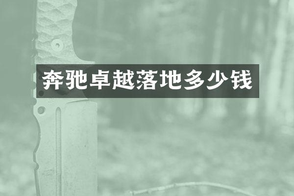 奔驰卓越落地多少钱