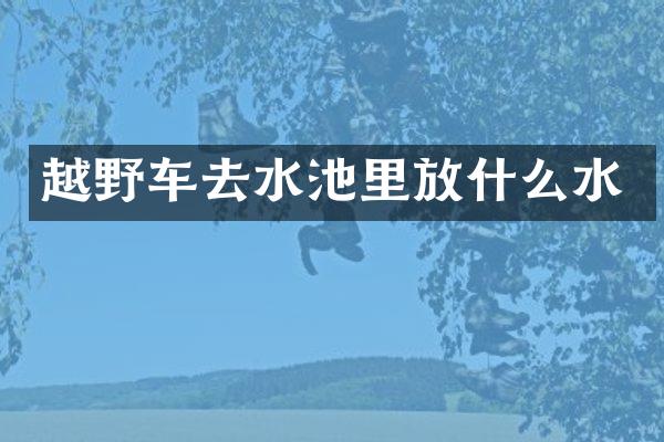 越野车去水池里放什么水