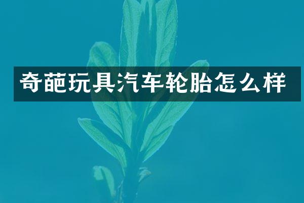 奇葩玩具汽车轮胎怎么样