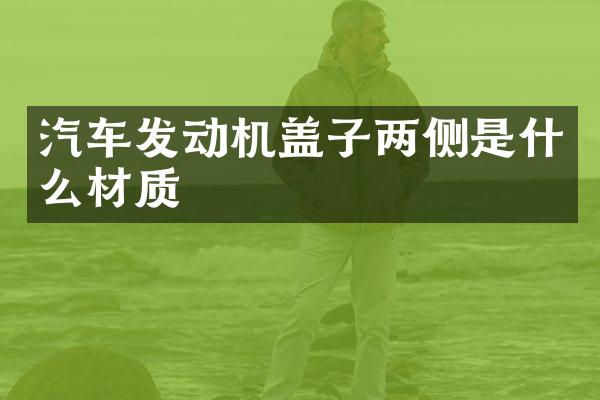 汽车发动机盖子两侧是什么材质