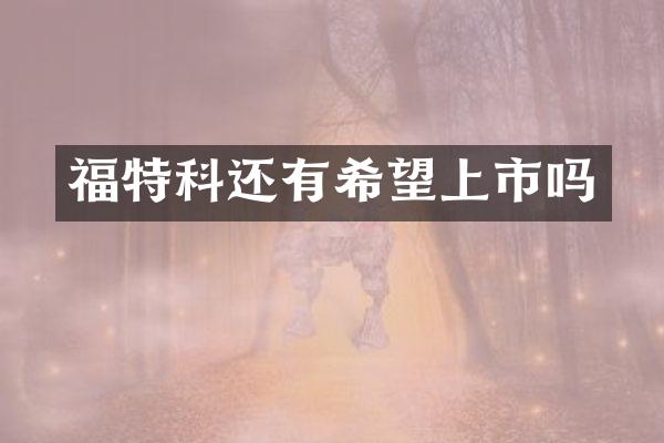 福特科还有希望上市吗