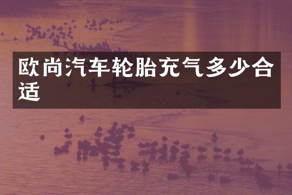 欧尚汽车轮胎充气多少合适