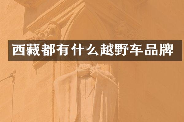 西藏都有什么越野车品牌
