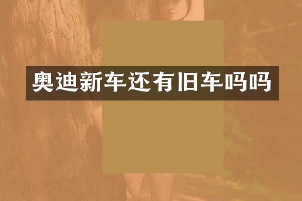 奥迪新车还有旧车吗吗