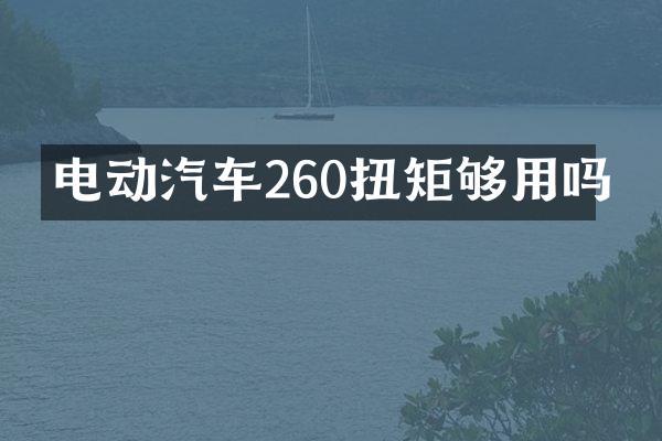 电动汽车260扭矩够用吗