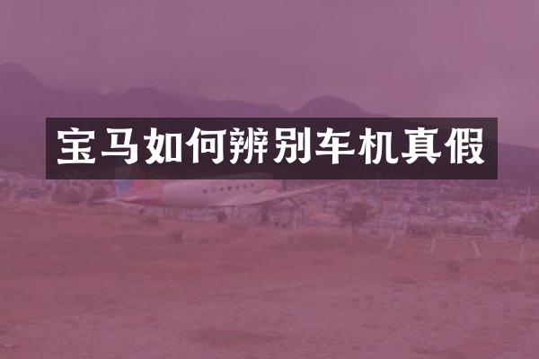 宝马如何辨别车机真假