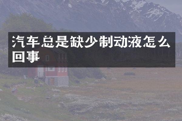汽车总是缺少制动液怎么回事