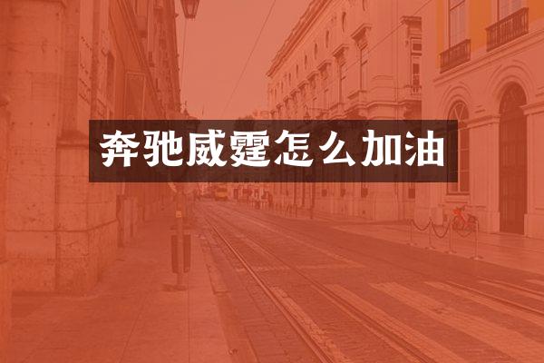 奔驰威霆怎么加油