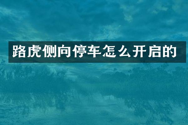 路虎侧向停车怎么开启的