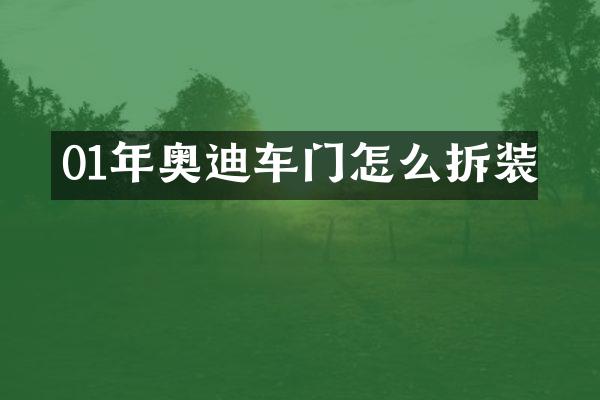 01年奥迪车门怎么拆装