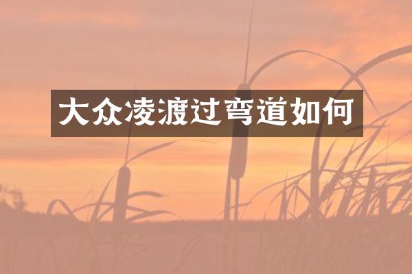 大众凌渡过弯道如何