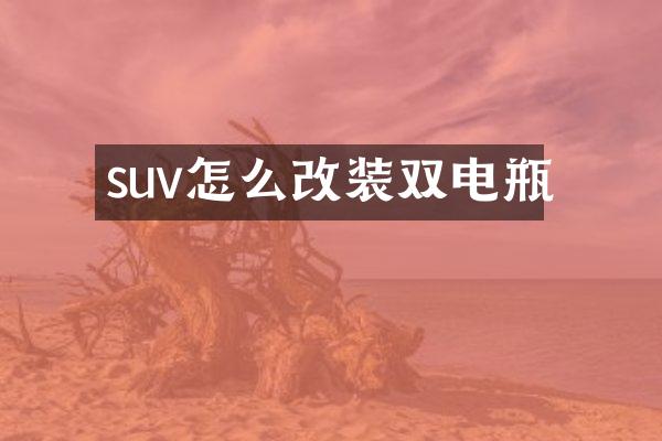 suv怎么改装双电瓶