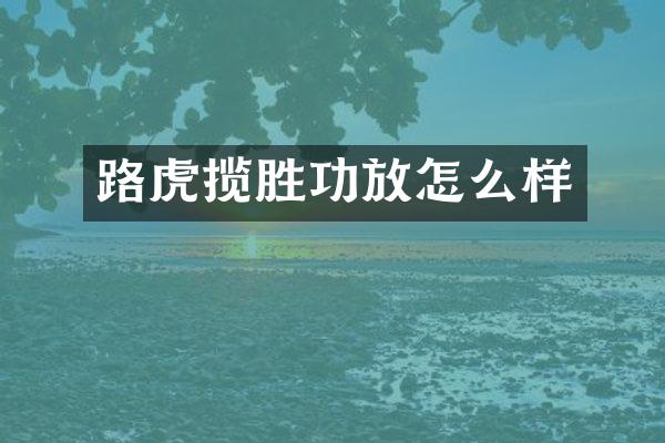 路虎揽胜功放怎么样