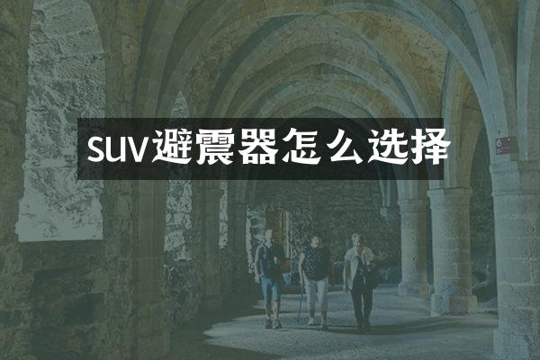 suv避震器怎么选择