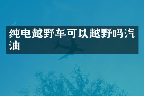 纯电越野车可以越野吗汽油