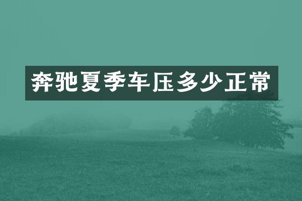 奔驰夏季车压多少正常