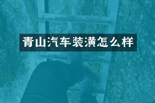 青山汽车装潢怎么样