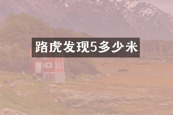 路虎发现5多少米