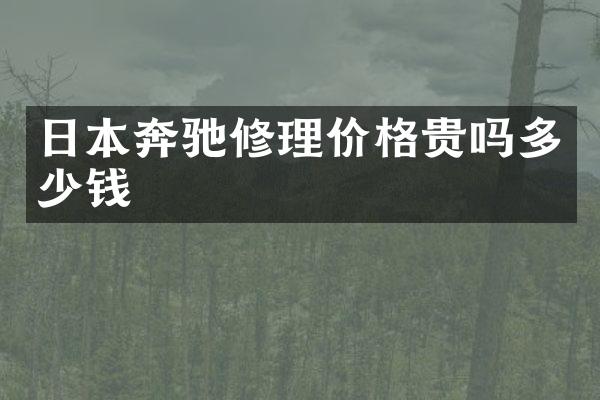 日本奔驰修理价格贵吗多少钱