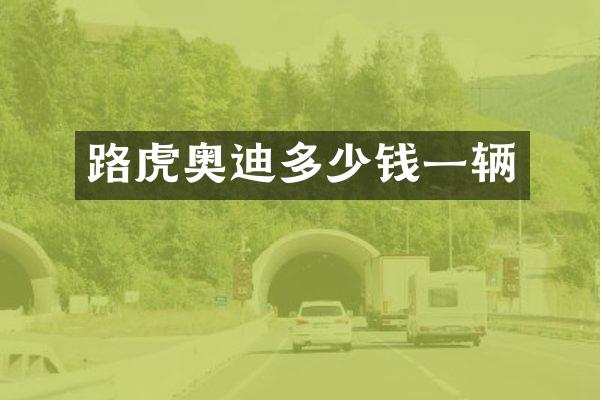 路虎奥迪多少钱一辆