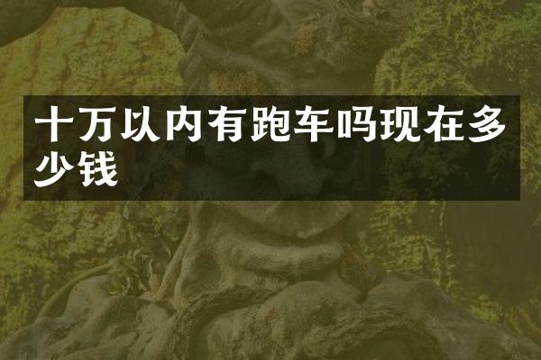 十万以内有跑车吗现在多少钱