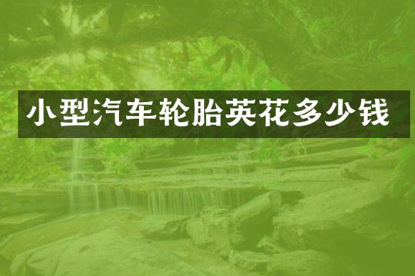 小型汽车轮胎英花多少钱