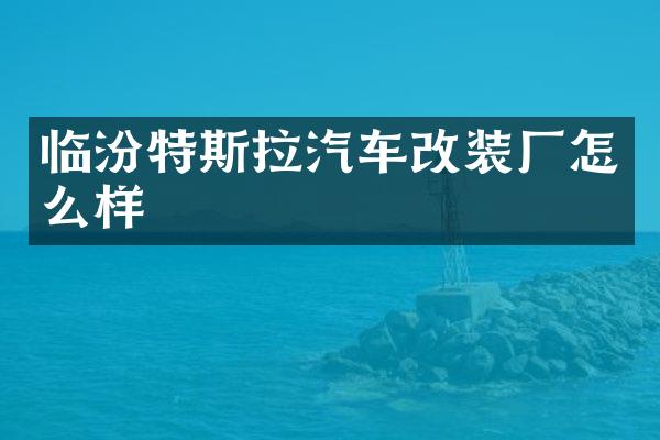 临汾特斯拉汽车改装厂怎么样