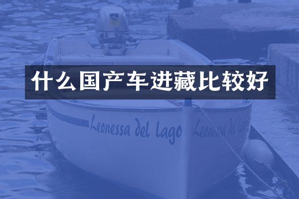 什么国产车进藏比较好
