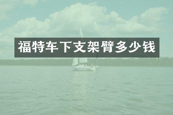 福特车下支架臂多少钱