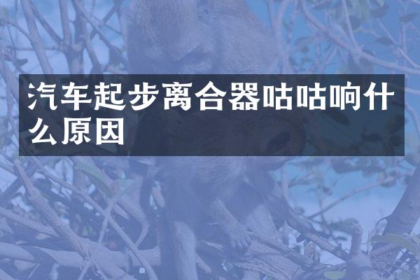 汽车起步离合器咕咕响什么原因