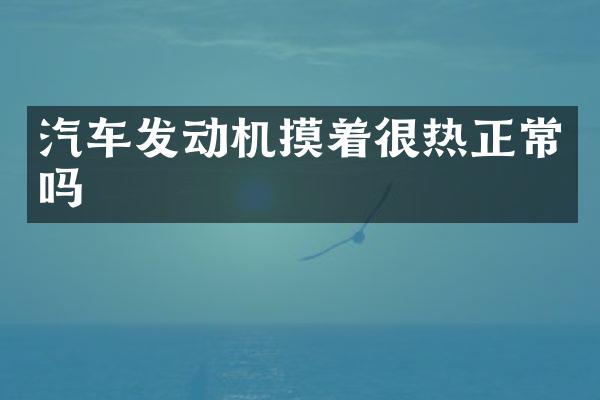 汽车发动机摸着很热正常吗