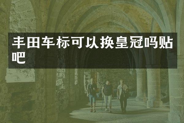 丰田车标可以换皇冠吗贴吧