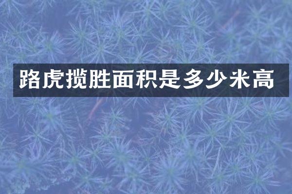 路虎揽胜面积是多少米高
