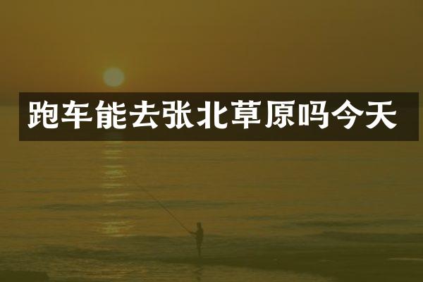 跑车能去张北草原吗今天
